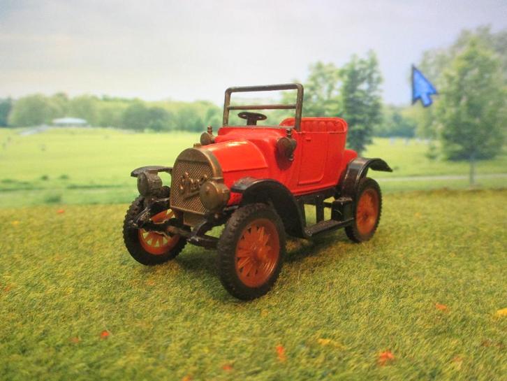 1:43 1909 Opel Torpedo mit Karmann Karosserie, Hobby en Vrije tijd, Modelauto's | 1:43, Gebruikt, Auto, Overige merken, Ophalen of Verzenden