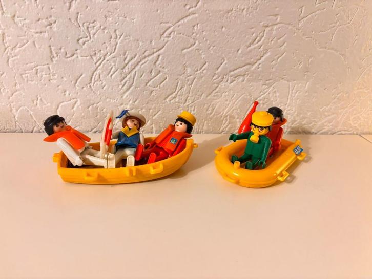 Vintage Playmobil Reddingbootje & Roeiboot Set, Kinderen en Baby's, Speelgoed | Playmobil, Gebruikt, Los playmobil, Ophalen of Verzenden