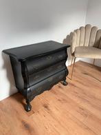 Zwart buikkastje, Huis en Inrichting, Ophalen, Eenpersoons, 75 tot 100 cm, Zo goed als nieuw