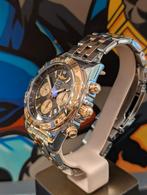Breitling Chronomat B01 prachtige Bruine wijzerplaat, Ophalen of Verzenden, Zo goed als nieuw, Goud, Breitling