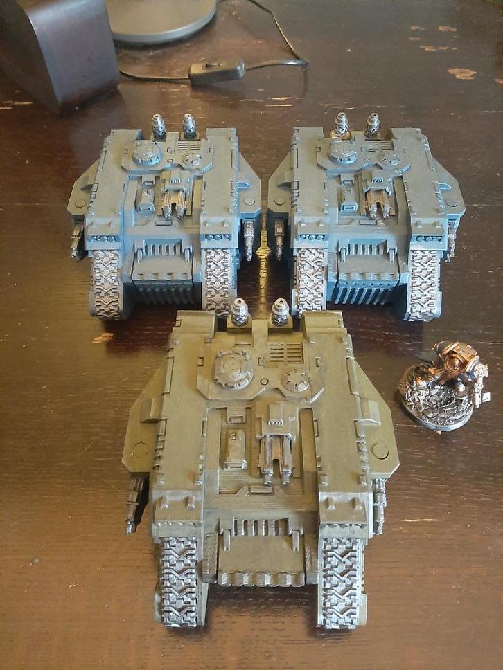 GEPRINTE 40K Marines Proxy tanks  WEG=WEG, Hobby en Vrije tijd, Wargaming, Gebruikt, Overige soorten, Figuurtje(s), Ophalen of Verzenden