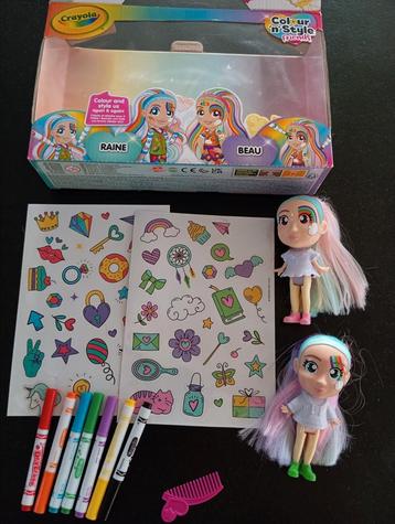 Crayola Color n Style inkleur popjes  beschikbaar voor biedingen