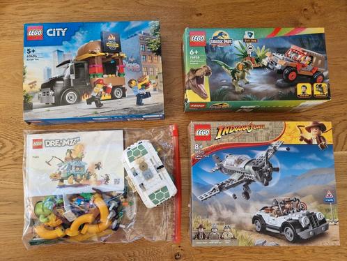 Diverse Lego: 77102, 76958, 60404, 71456, Kinderen en Baby's, Speelgoed | Duplo en Lego, Zo goed als nieuw, Ophalen of Verzenden