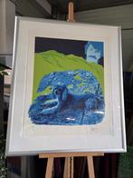 Karel Appel Tuesday , coockey zeefdruk 41/100, Antiek en Kunst, Ophalen