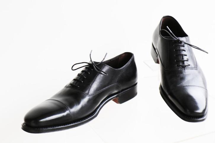 Nieuw! Langer & Messmer plain oxford maat 7.5 = maat 41.5, Kleding | Heren, Schoenen, Nieuw, Veterschoenen, Zwart, Ophalen of Verzenden