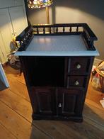 Vintage Houten Kastje met Lade en Deur, Antiek en Kunst, Antiek | Meubels | Kasten, Ophalen