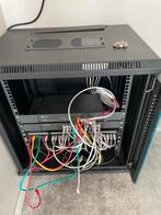 Alfaco Patchkast met Switches & Patchpaneel, Ophalen, Gebruikt