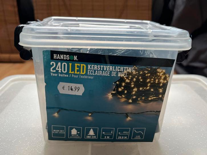 LED Kerstverlichting, Tuin en Terras, Buitenverlichting, Nieuw, Overige typen, Kunststof, Minder dan 50 watt, Netvoeding, Led