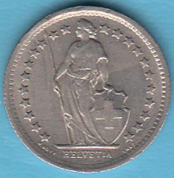 Zwitserland 1/2 Franc 1968 B Standing Helvetia, KM# 23a.1  beschikbaar voor biedingen