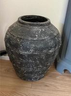 Pot, Tuin en Terras, Bloempotten, Rond, Zo goed als nieuw, Aardewerk, 40 tot 70 cm