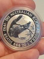 Kookaburra 1992, 1 oz .999 zilver (E2), Ophalen of Verzenden, Zilver