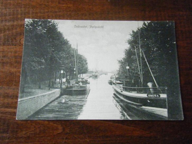 Q30 - Oudewater - IJsselgezicht - Schip - Zeer oud, Verzamelen, Ansichtkaarten | Nederland, Zuid-Holland, Voor 1920, Ophalen of Verzenden