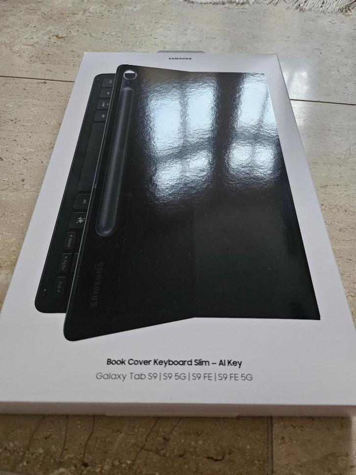 Samsung Book Cover Keyboard Slim Tab S9, Computers en Software, Tablet-hoezen, Nieuw, Bescherming voor- en achterkant, 11 inch
