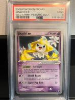 Jirachi ex worldchampionchips psychic lock psa 9 Pokémon, Hobby en Vrije tijd, Verzamelkaartspellen | Pokémon, Verzenden, Zo goed als nieuw