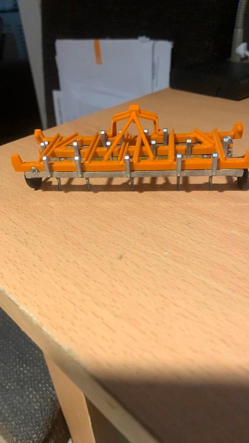 Front duw Cultivator, Britains, 1990/1992, 1:32, incompleet, Hobby en Vrije tijd, Modelauto's | 1:32, Gebruikt, Tractor of Landbouw
