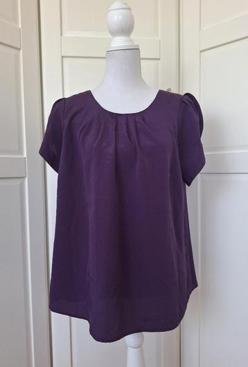 Yessica zgan paarse blouse, maat 46 XL beschikbaar voor biedingen