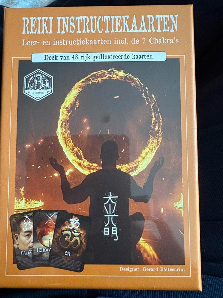 Reiki Instructiekaarten - Leer de symbolen!, Boeken, Esoterie en Spiritualiteit, Nieuw, Instructieboek, Spiritualiteit algemeen