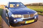 BMW X3 2.5si Automaat 2006 Blauw 83dkm Voll.Historie Leer, Auto's, Automaat, 1730 kg, 1800 kg, Beige