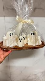 Spookachtige Kaarsen Set, Huis en Inrichting, Woonaccessoires | Kandelaars en Kaarsen, Overige materialen, Wit, Nieuw, Ophalen of Verzenden