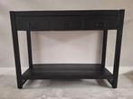NIEUW Sidetable mango 100 en 120cm naturel en zwart, Huis en Inrichting, Tafels | Sidetables, Ophalen, 100 tot 150 cm, Nieuw, Overige vormen