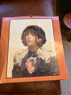 Groot formaat kalender Isaac Israels, Ophalen