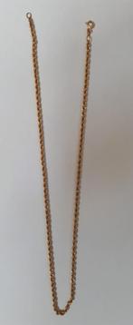 14 karaat (585) ketting. Lengte 41cm, 3 mm breed, 4 gram., Ophalen of Verzenden, Zo goed als nieuw, Goud, Goud