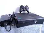 Xbox 360 slim matte black + controller, 4 GB, Verzenden, Met 1 controller, Gebruikt