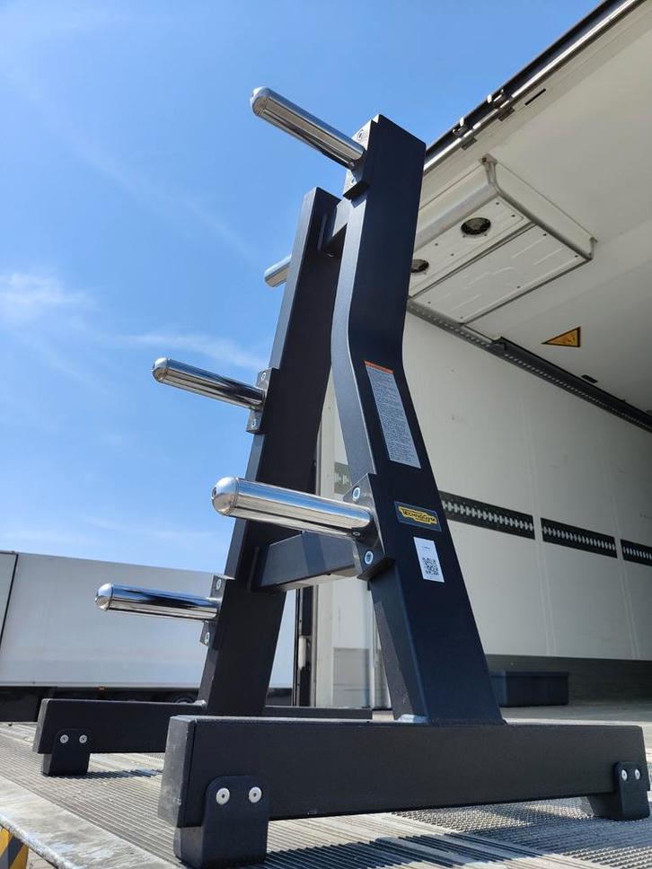 Technogym Halterschijvenrek / weight tree pure strength, Sport en Fitness, Fitnessmaterialen, Gebruikt, Halterschijven, Ophalen of Verzenden