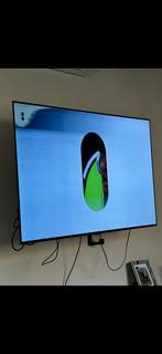 55 inch TV (waterschade) - Onderdelen of reparatie, Audio, Tv en Foto, Televisies, Ophalen, Gebruikt, 50 Hz, OLED
