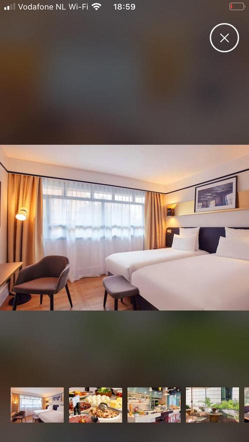 2 nachtjes Parijs € 125, Tickets en Kaartjes, Hotelbonnen, Eén persoon, 1 overnachting