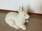 beeldje haas decoratie tuinbeeld keramiek haas wit, Ophalen, Zo goed als nieuw, Overige materialen, Dierenbeeld