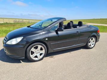 Peugeot 307 2.0 16V CC 2004 Zwart 136.xxxkm beschikbaar voor biedingen