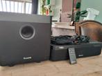 Quantis LSW-1 soundsystem, Audio, Tv en Foto, Home Cinema-sets, Soundbar, Zo goed als nieuw, Overige spelers, Ophalen