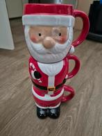 Kerstman mokken te koop, Huis en Inrichting, Ophalen, Zo goed als nieuw, Overige stijlen, Kop(pen) en/of Schotel(s)