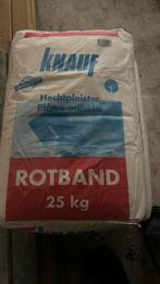 Knauf Rotband 5 x 25kg, Doe-het-zelf en Verbouw, Overige Doe-het-zelf en Verbouw, Ophalen, Zo goed als nieuw
