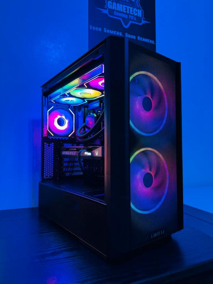 Game PC High End - RTX 5070 Ti - Ryzen 7 9800X3D - 32GB DDR5, Computers en Software, Desktop Pc's, Refurbished, 4 Ghz of meer