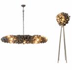 Zware unieke designlampen (Dijkos), Ophalen, Zo goed als nieuw, Metaal, 75 cm of meer