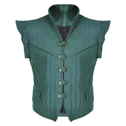 Heren groen piraten vest piraat jasje middeleeuws, Kleding | Heren, Carnavalskleding en Feestkleding, Nieuw, Kleding, Historisch
