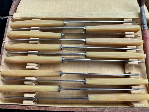Vintage Frans bestek – Bertrand St. Quentin – INOX –, Antiek en Kunst, Antiek | Bestek, Ophalen of Verzenden