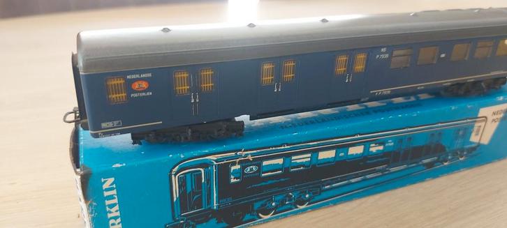 Märklin NS postrijtuig artnr 4048 in ovp, Hobby en Vrije tijd, Modeltreinen | H0, Zo goed als nieuw, Wagon, Wisselstroom, Märklin