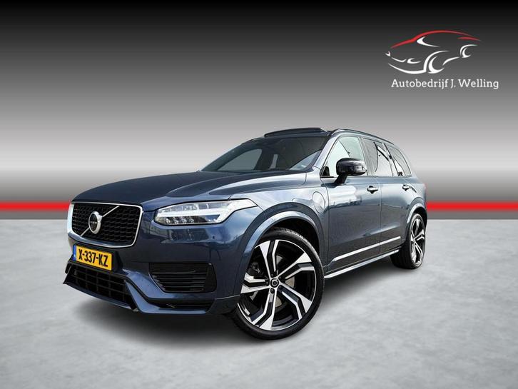 Volvo XC90 2.0 T8 Twin Engine AWD R-design B&O / pano / mass, Auto's, Volvo, Bedrijf, Te koop, XC90, 360° camera, 4x4, ABS, Achteruitrijcamera