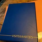 Visitekaartjes/telefoonkaarten Album Blauw, Verzamelen, Ophalen of Verzenden, Visitekaartje
