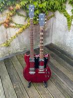 Aria Japan Gibson SG style double neck bass + guitar, Muziek en Instrumenten, Ophalen, Zo goed als nieuw, Solid body, Overige merken