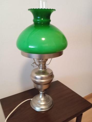 Vintage retro schemerlamp groen beschikbaar voor biedingen