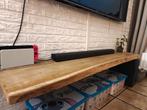 Massief eiken schaaldelen plank 160x34x4 cm, Doe-het-zelf en Verbouw, Ophalen, 25 tot 50 mm, Eiken, Zo goed als nieuw