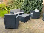 Mooie tuinset van Allibert inclusief kussens, Tuin en Terras, Tuinsets en Loungesets, Tuinset, Kunststof, Bank, 4 zitplaatsen