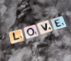 Houten letters mini “LOVE”, Ophalen of Verzenden, Zo goed als nieuw