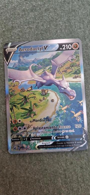 Pokémon Aerodactyl V (180/192) - Zeldzame Full Art Kaart beschikbaar voor biedingen