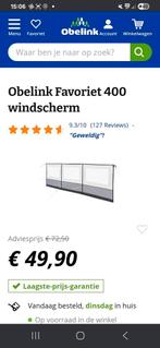 2 windschermen, Ophalen of Verzenden, Zo goed als nieuw