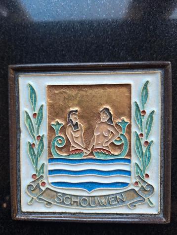 Schouwen Tegel met Zeemeerminnen beschikbaar voor biedingen